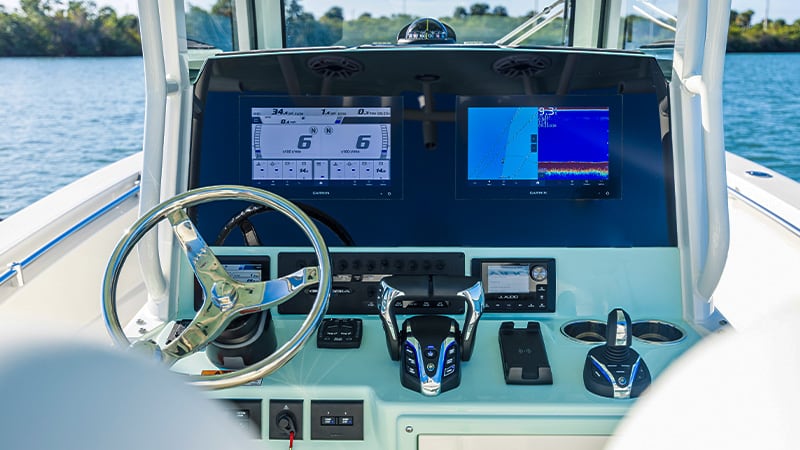 cab of the boat